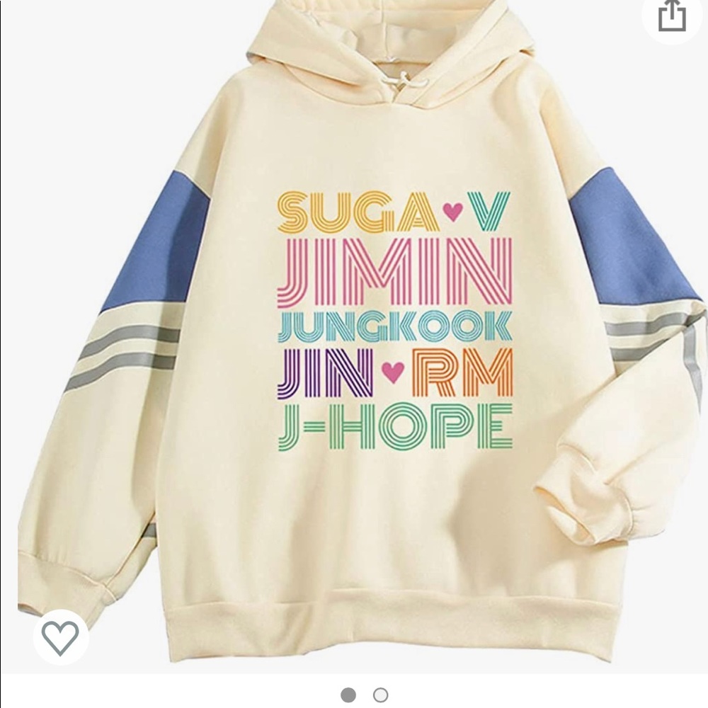 NEW -Sweatshirt Kpop Jungkook Suga Jimin V RM Pullover Sweater Jacket Hoodie